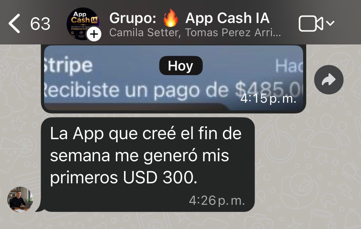 Captura resultado alumno 1